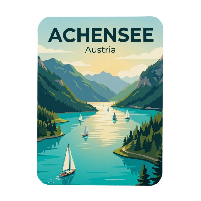 Achensee Austria Magnet (Vertical)