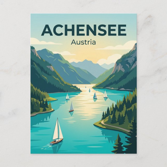Achensee Austria Postcard (Front)