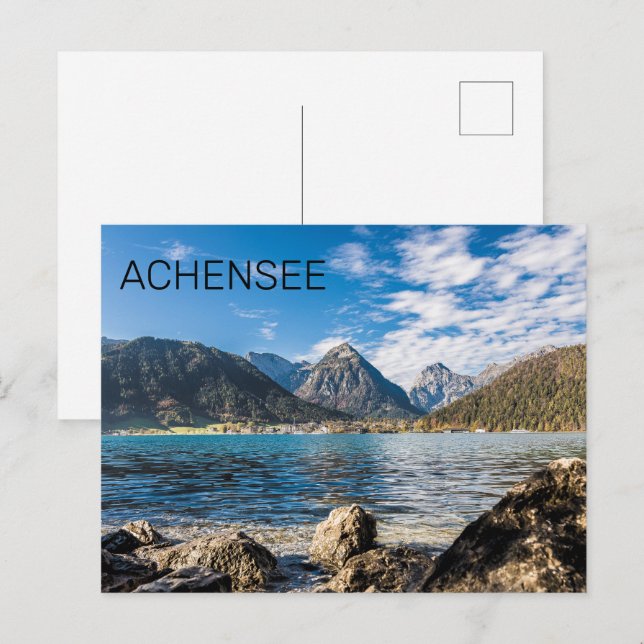 Achensee Tirol Retro Austria Holiday Souvenir (Front/Back)