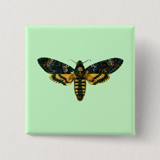 Acherontia atropos (Death's Head Hawkmoth) Button