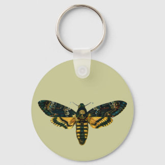 Acherontia atropos (Death's Head Hawkmoth) Keychain