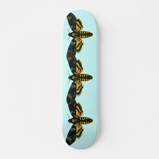 Acherontia atropos (Death's Head Hawkmoth) Skateboard Deck (Front)