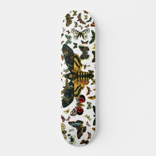 Acherontia atropos (Death's Head Hawkmoth) Skateboard Deck (Front)