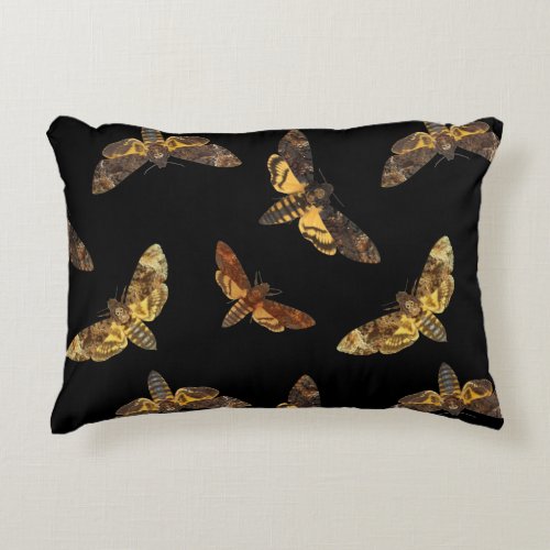 Acherontia Lachesis _ Deaths_head Hawkmoth Decorative Pillow