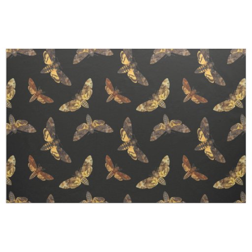 Acherontia Lachesis - Death's-head Hawkmoth Fabric