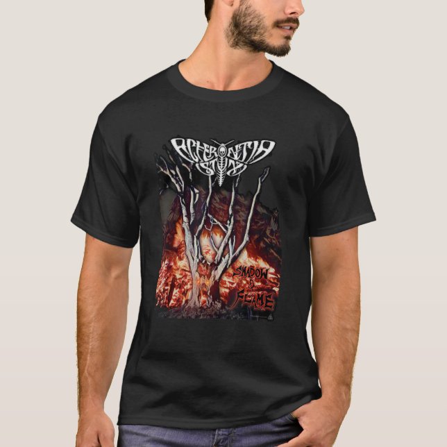 Acherontia Styx Shadow & Flame T-Shirt (Front)
