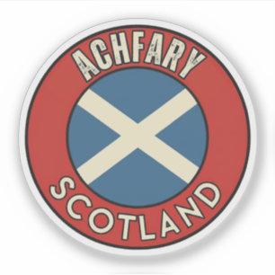 Achfary, Scotland Sticker