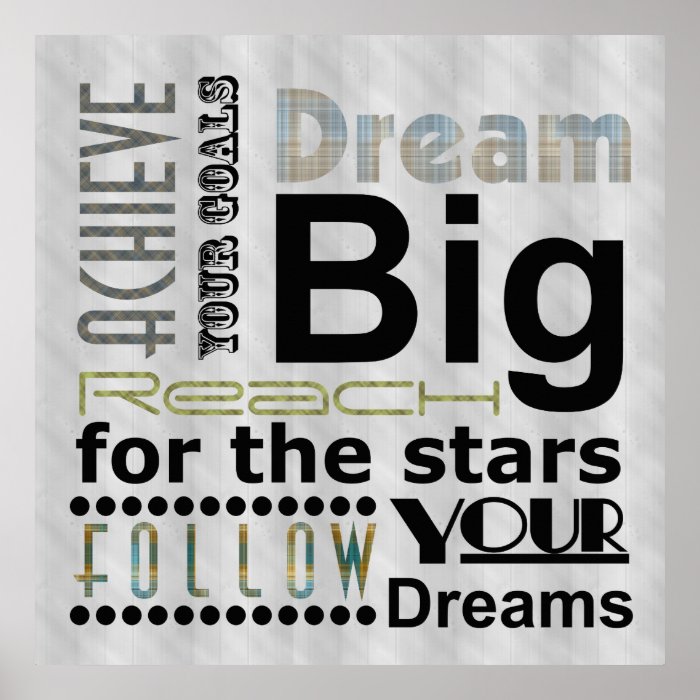 Achievable Dreams Posters