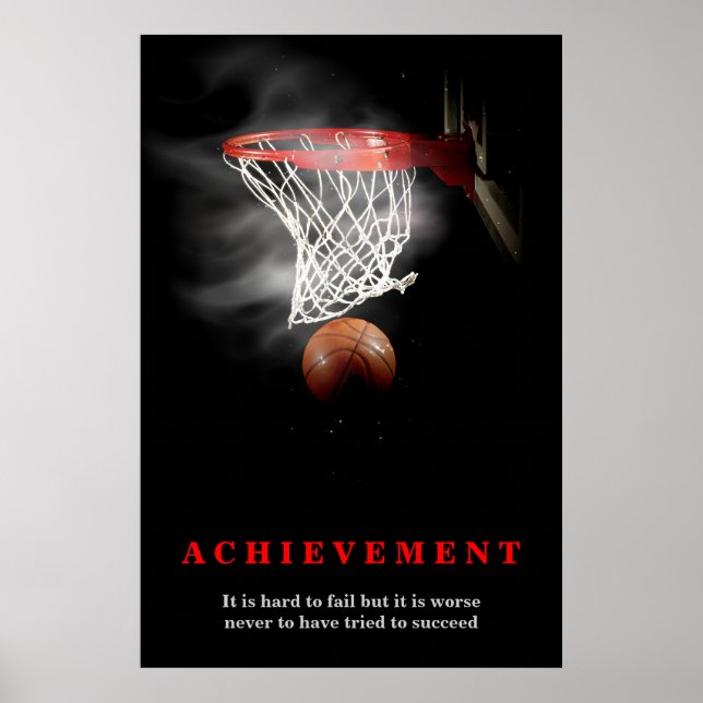 Achievement Basketball Poster (Front)