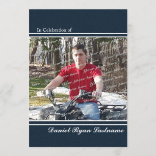 Achievement Honor with Photo Invitation