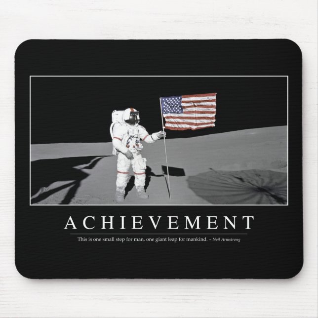 Achievement: Inspirational Quote Mouse Pad (Front)