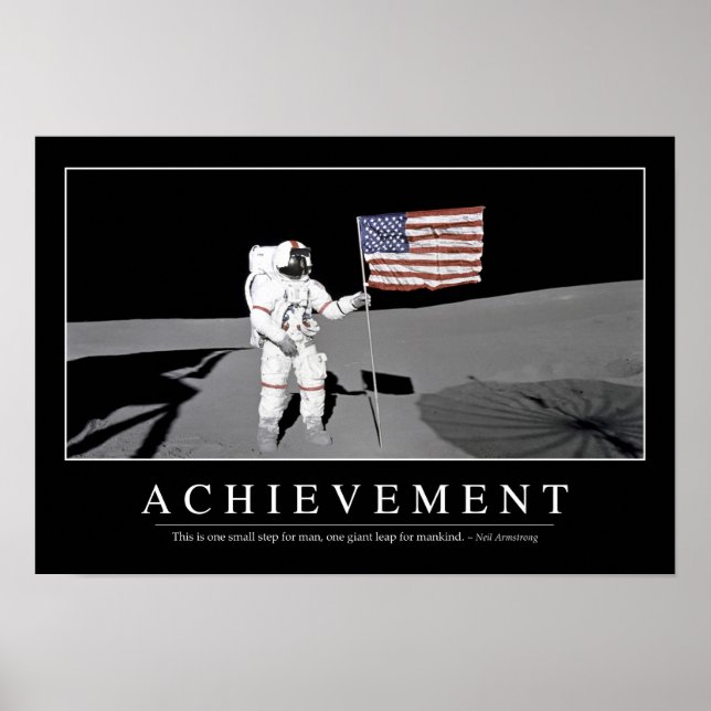 Achievement: Inspirational Quote Poster (Front)