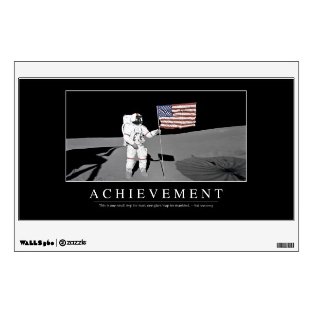 Achievement: Inspirational Quote Wall Decal (Front)