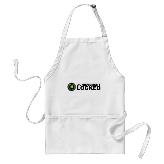 Achievement Locked Adult Apron (Front)