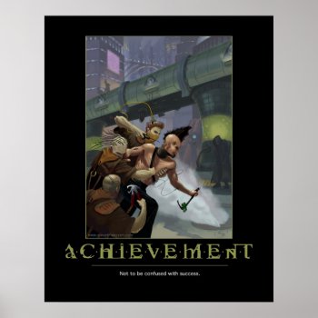 Achievement Poster by stevethomas at Zazzle