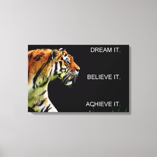 achievement success motivation inspiration canvas print