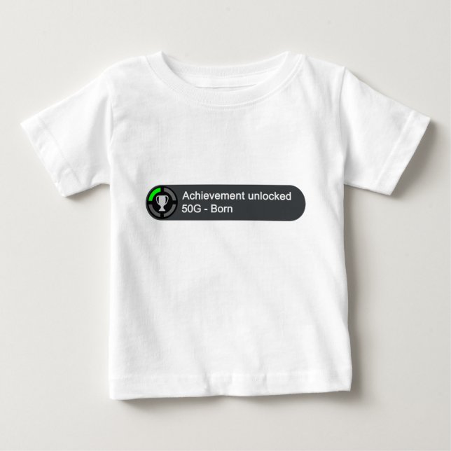 Achievement Unlocked - Born Baby T-Shirt (Front)