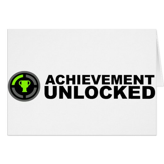 Achievement Unlocked Cards (Front Horizontal)