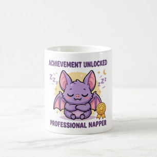 Achievement Unlocked Professional Napper Bat Coffee Mug