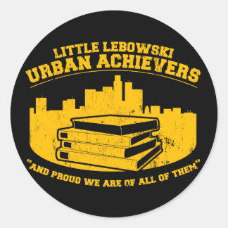 achiever classic round sticker