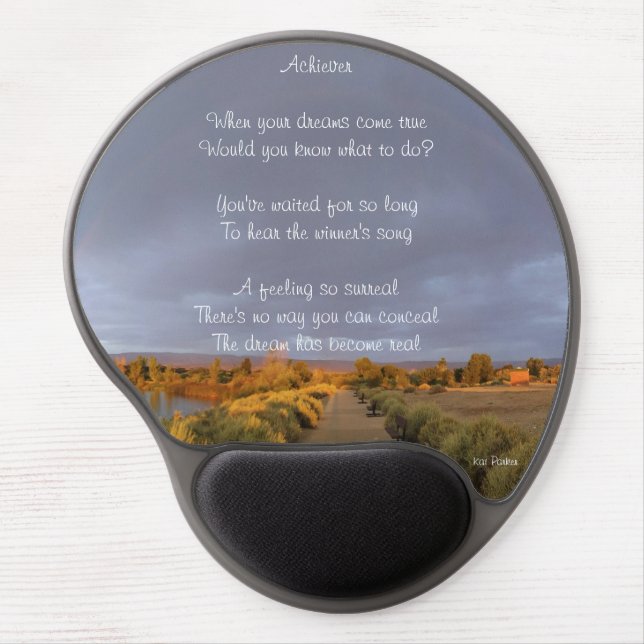 Achiever Poem Mousepad (Front)