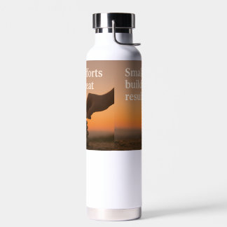 Achieving Greatness One Step at a Time Water Bottle