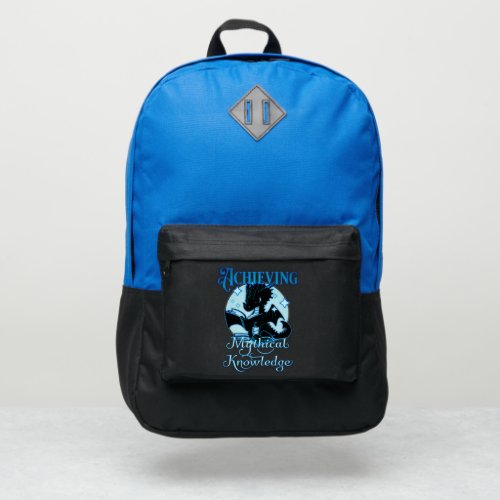Achieving Mythical Knowledge Blue Dragon  Port Authority Backpack