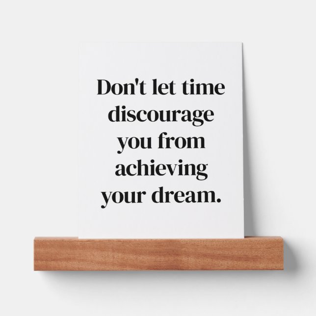 Achieving Your Dream Picture Ledge (Front)