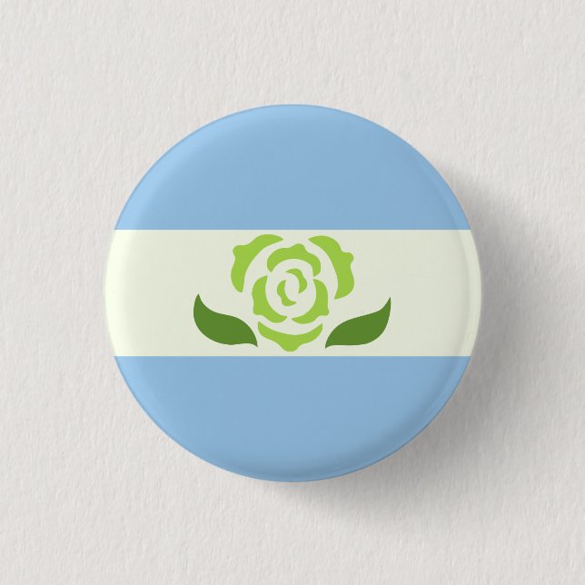 Achillean Pride Flag Badge Button (Front)