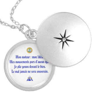 Achilles armor locket necklace