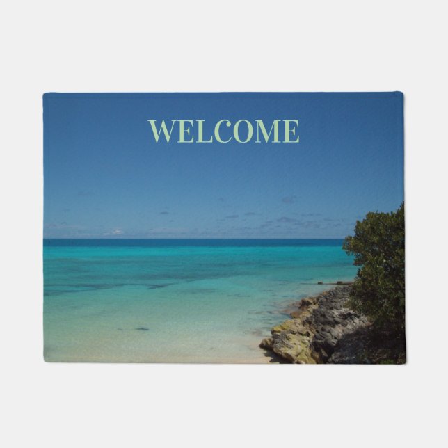 Achilles Bay Beach, Bermuda Doormat (Front)