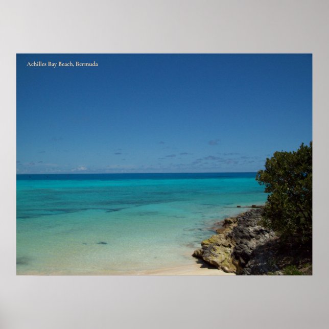 Achilles Bay Beach, Bermuda Poster (Front)