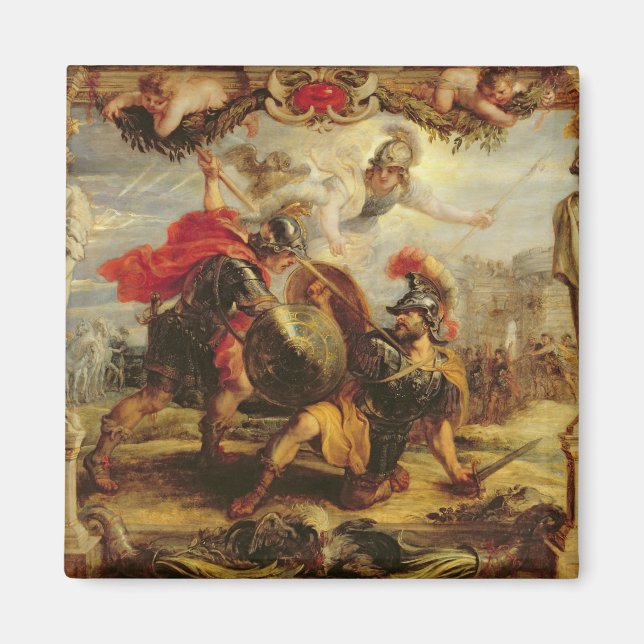Achilles Defeating Hector, 1630-32 Magnet (Front)