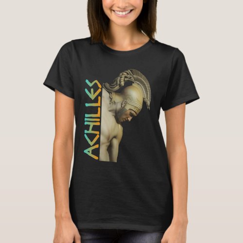 Achilles Greek Warrior T_Shirt