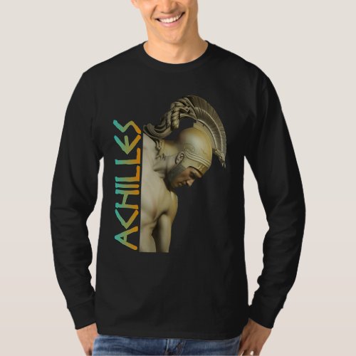 Achilles Greek Warrior T_Shirt