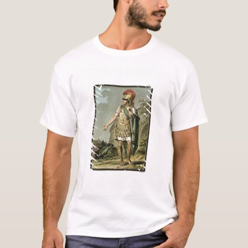 Achilles in Armour costume for Iphigenia in Auli T_Shirt