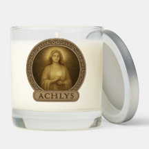 Achlys Deity Candle – Shadow Goddess Ritual Glass 
