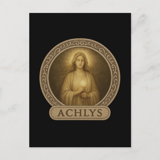 Achlys Shadow Work Goddess Postcard (Front)