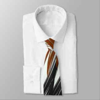Achromatic Jungle Tie