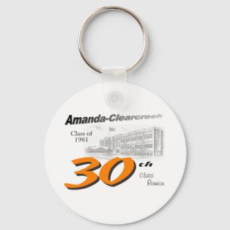 ACHS 30th class reunion logo Keychain