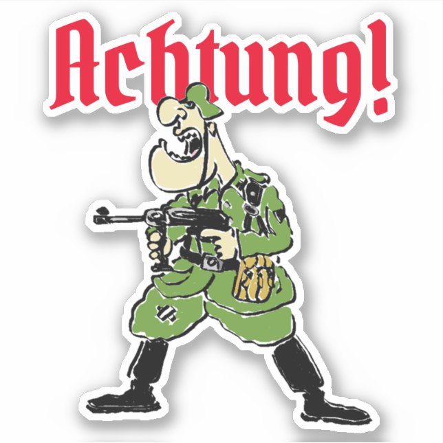 Achtung! Sticker (Front)
