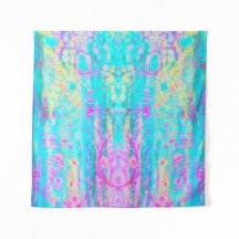 acid colorful abstract art