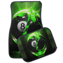 Acid, dark, metal, design, 8, ball, billiards
