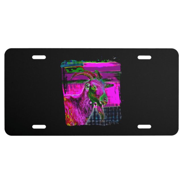 Acid Goat License Plate (Front)