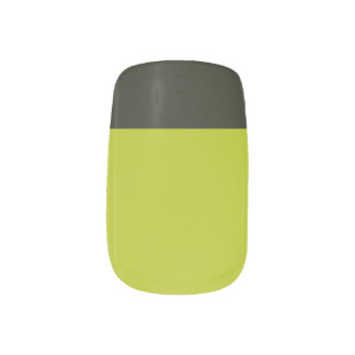 Acid Green - Greenish Black Minx Nail Art