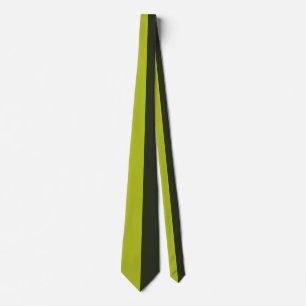 Acid Green - Greenish Black Neck Tie