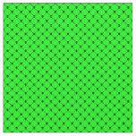 acid green halloween skull crossbones print fabric