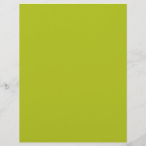 Acid Green solid color  Letterhead