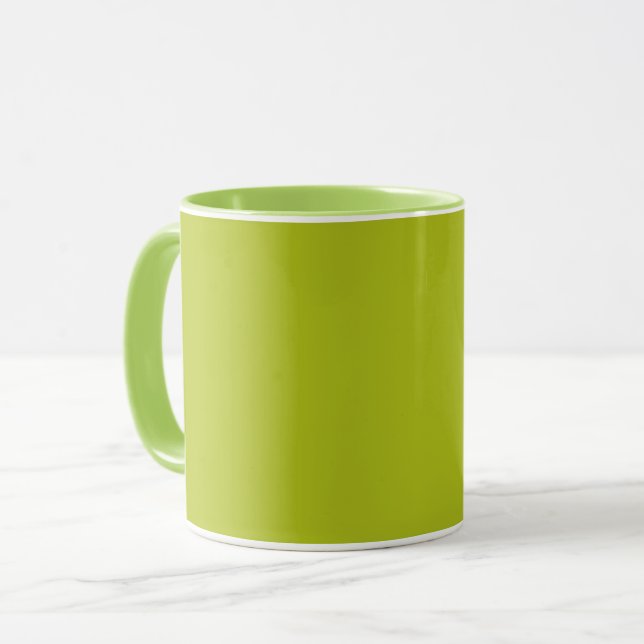 Acid Green (solid color)  Mug (Front Left)