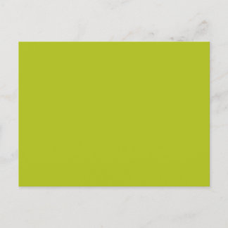 Acid Green (solid color) Postcard
